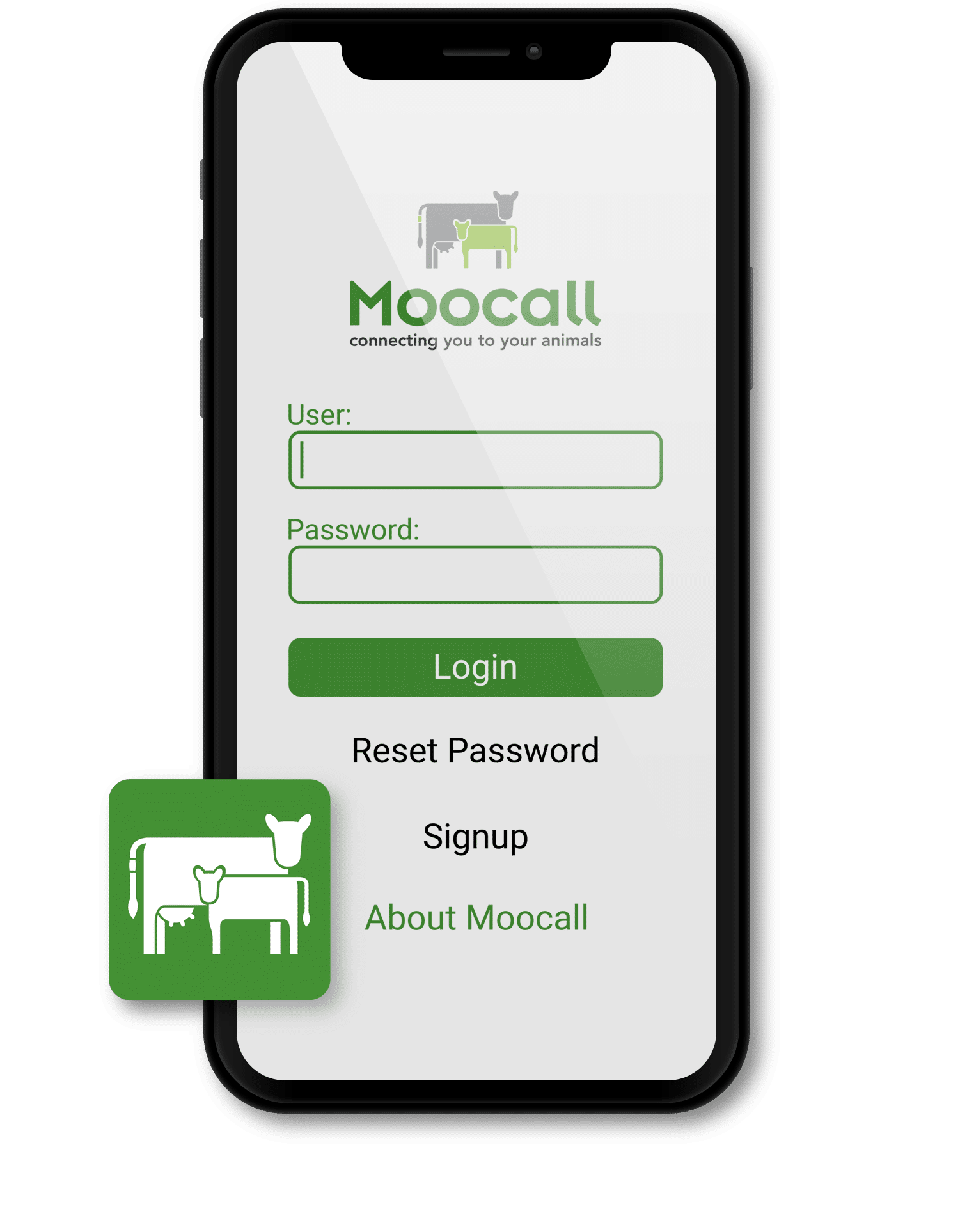 Moocall Smartphone-app